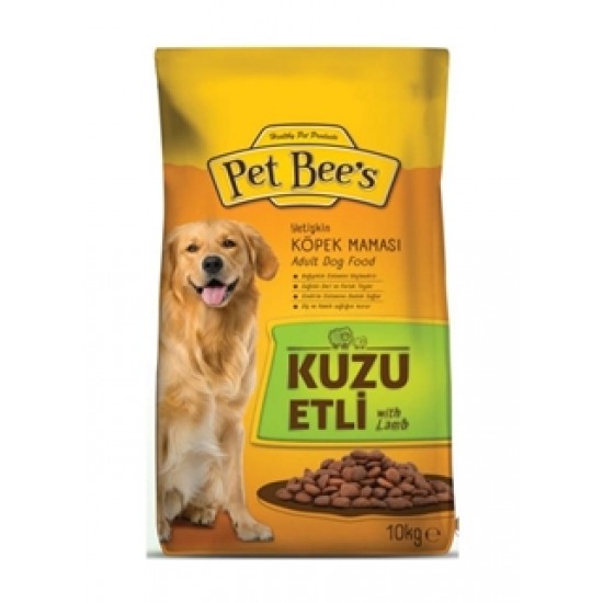 Pet Bees Kuzulu Yetişkin Köpek Maması 10 Kg