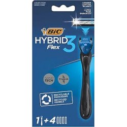 BIC FLEX 3 HYBRID 4 YEDEKLI NANO TECH TITANYUM *10-3086123644939