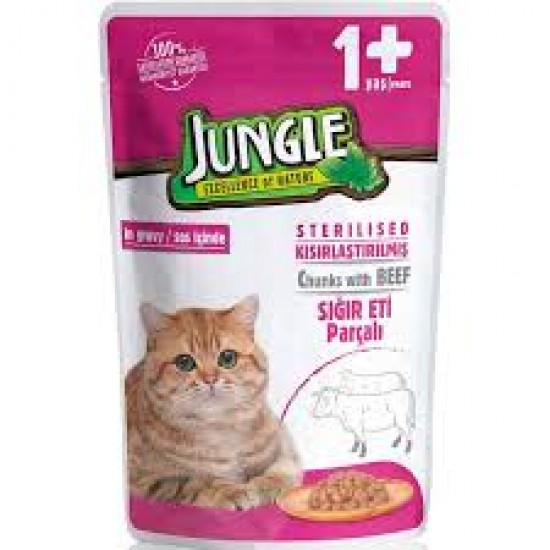 JUNGLE POUCH YETISKEN KISIR KEDI DANA ETI 100 G-8681299031115