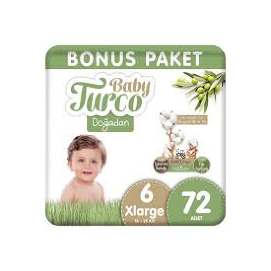 BABY TURCO DOG. BONUS PK. 6 XLARGE 72 LI -8682241211814