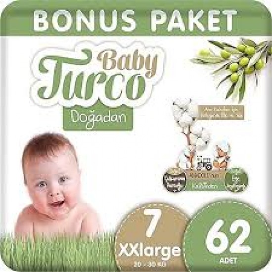 BABY TURCO DOG. BONUS PK. 7 XXLARGE 62 LI-8682241211821