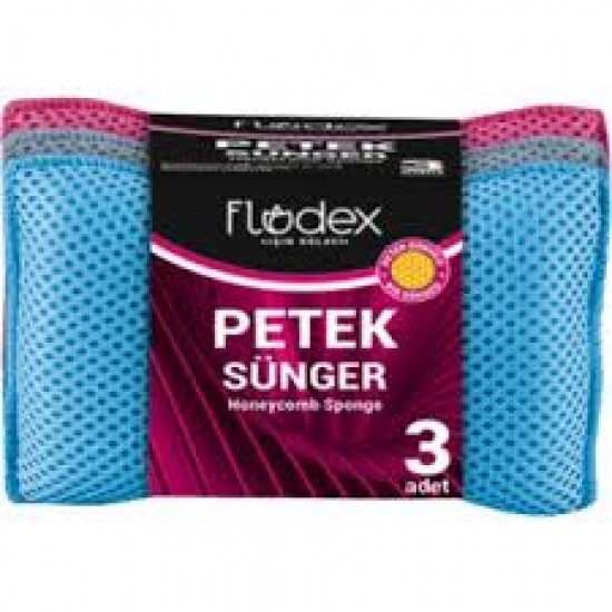 FLODEX BULASIK SUNGERI PETEK 3 LU*24*-8682560440261