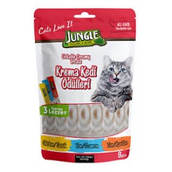 JUNGLE KEDI ODUL KREMA TAVUK 9*14 GR.-8682631203344