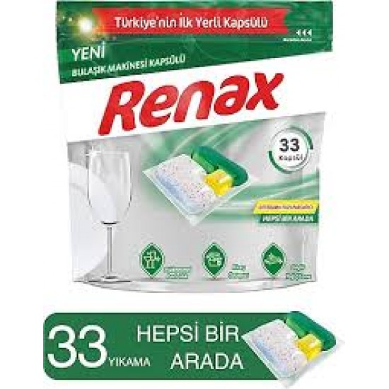 RENAX BUL.MAK.KAPSULU 33 LU. 346 GR.-8690058800770