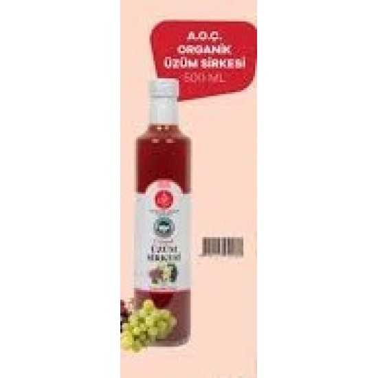 AOC ORGANIK UZUM SIRKESI 500 ML *12*-8690115950080