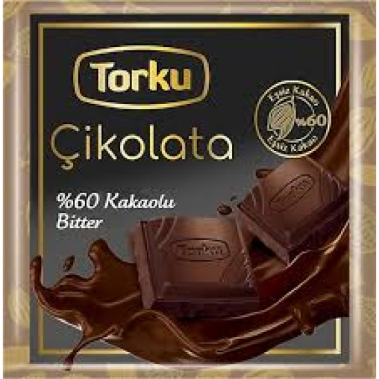 TORKU BITTER KARE CIKOLATA 60 GR.-8690120041469