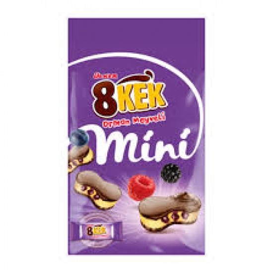 ULKER 8 KEK MINI ORMAN MEYVELI 162 GR.-8690504088011