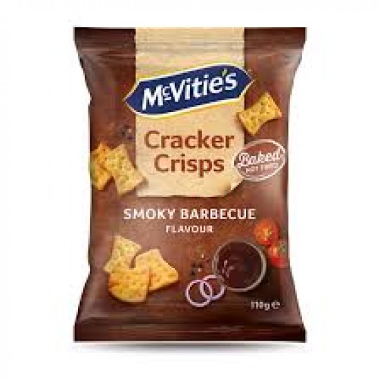 MCV CRACKER CRISPS 110 GR SMOKY&BARBEQ-8690504108108