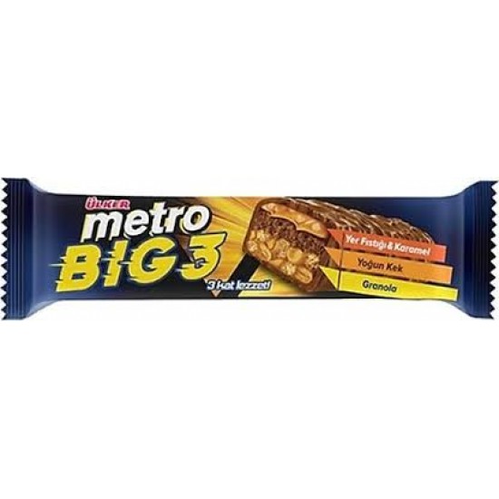 ULKER METRO BIG3 45 GR.*18*0152007-8690504152071