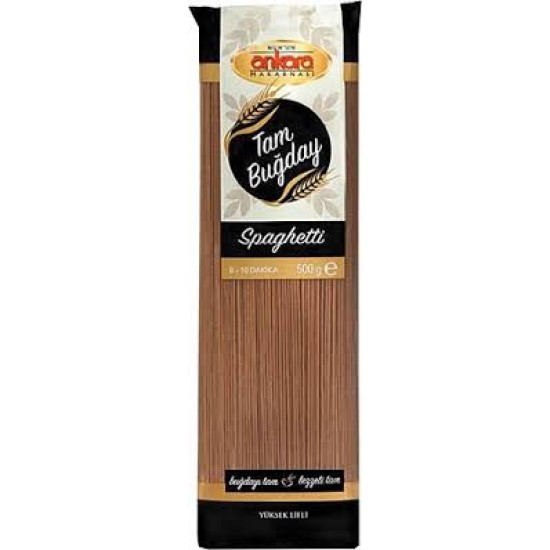 ANKARA MAKARNA TAM BUGDAY 500 GR CUBUK+8690576429002