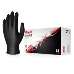 BEYBI MUAYENE ELDIVENI NITRIL SIYAH 100 LU (M)-8690648630459