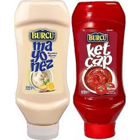 BURCU KETCAP 650 GR + MAYONEZ 550 GR *10*-8691573071386