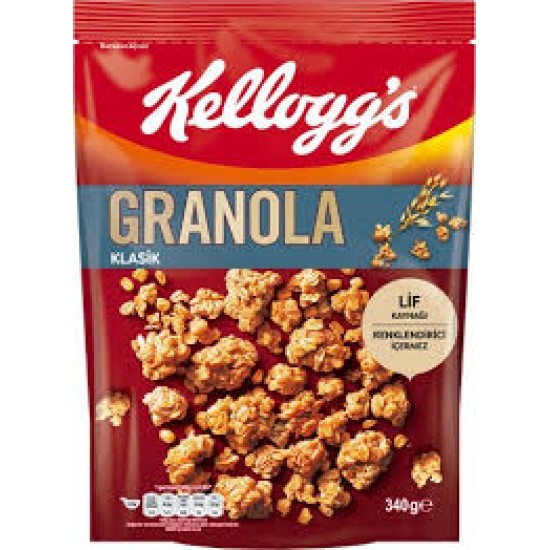 ULKER KELLOGS GRANOLA KLASIK 340 GR*10 0271419-8692530000167