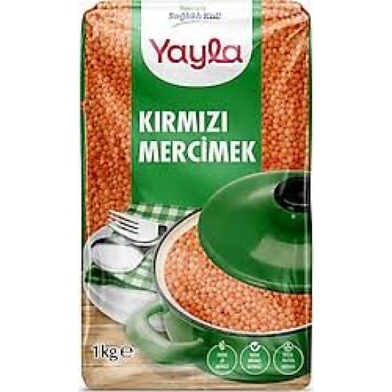 YAYLA KIRMIZI MERCIMEK 1 KG ITHAL-8693374011073