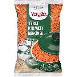 YAYLA KIRMIZI MERCIMEK 2 KG YERLI-8693374252612