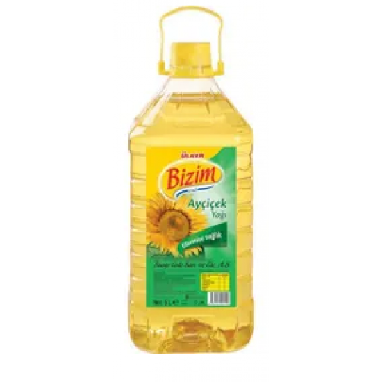 BİZİM AYÇİÇEK YAĞI 5 LT PET -8691375226571
