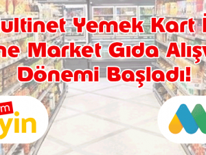 Multinet Yemek Kartı İle Online Market Gıda Alışverişi