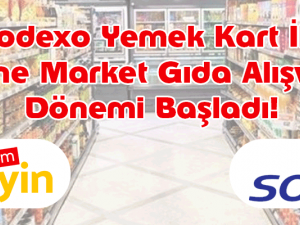 Pluxee & Sodexo Yemek Kartı İle Online Market Gıda Alışverişi (ÖZEL İNDİRİMLER)
