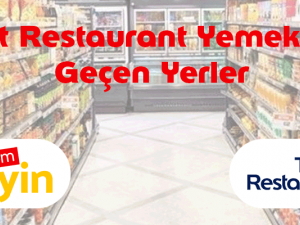 Ticket Restaurant Yemek Kartı Geçen Yerler