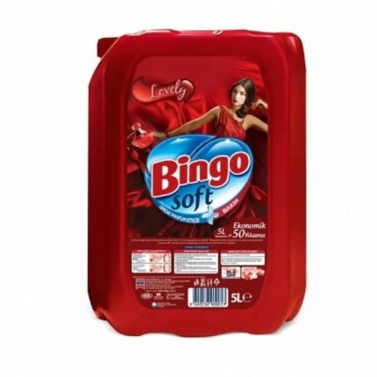 Bingo Soft Yumuşatıcı 5 Lt Lovely-8690536900053