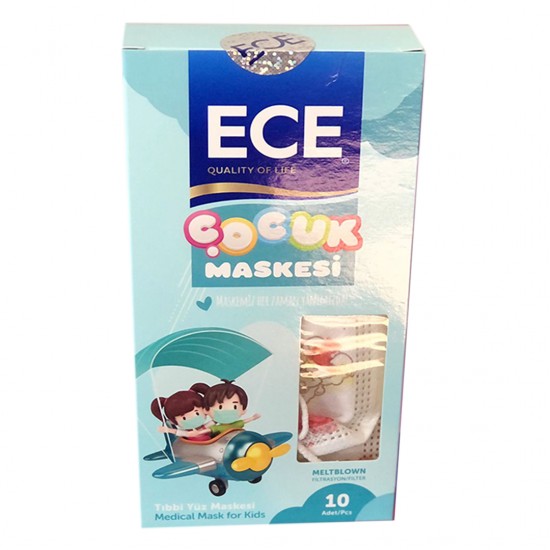 Ece Çocuk Maskesi 10lu Paket - Multinet - Metropol - Paye ve Ticket Restaurant Yemek Kartları İle Online Market Alışveriş Sitesi