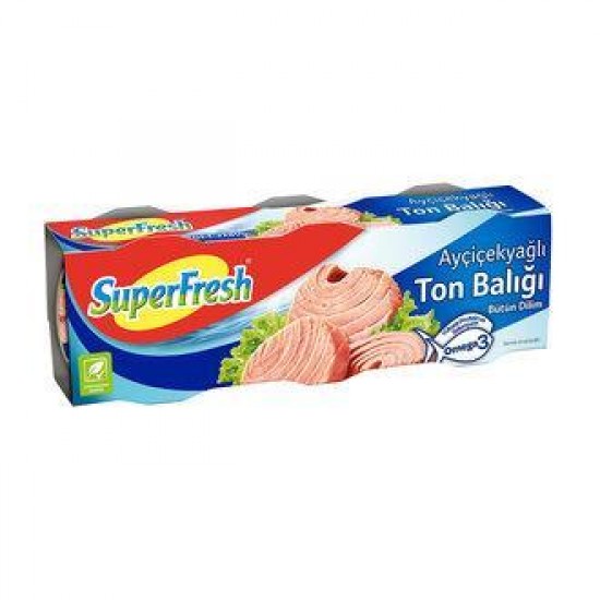 Süperfresh Butun Dılım Ton Balık 3X75 Gr