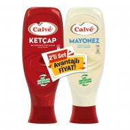 Calve Ketçap Mayonez 2Lı Set 