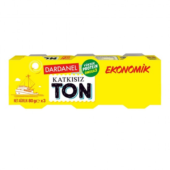 Dardanel Ton Balık 3X80 Gr Eko