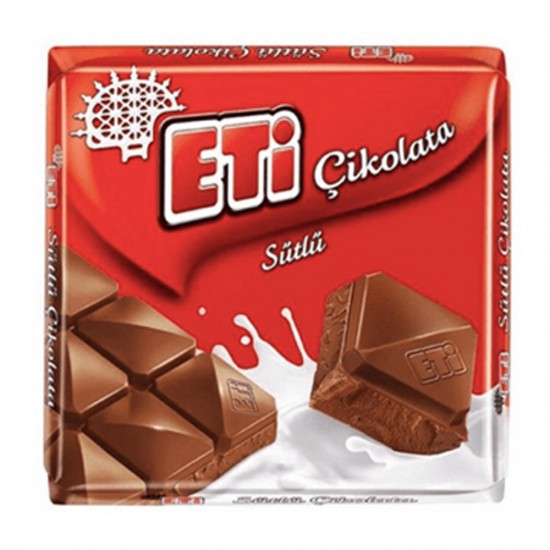 Eti Çikolata Sütlu Kare 65 Gr