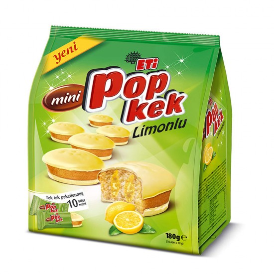 Eti Pop Kek Mını Lımonlu 180 Gr 