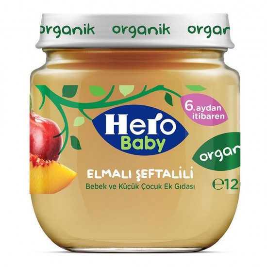 Hero Baby Elma Seftalı 120 Gr