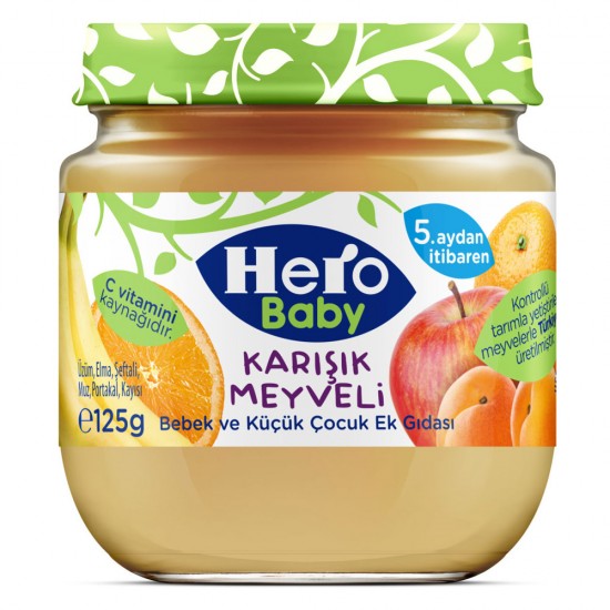 Hero Baby Karısık Meyve 125 Gr. 