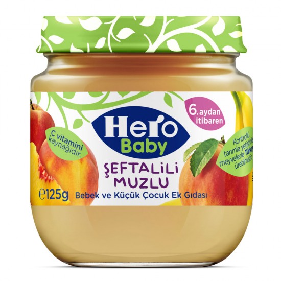 Hero Baby Seftalı Muz 125 Gr 