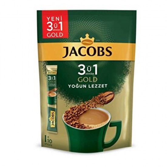 Jacobs Gold 3U1 Arada Yogun Lezzet 18 Gr