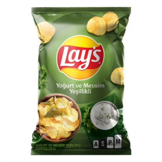 Lays Yog.Ve Mevsım Yeşil.155 Gr.
