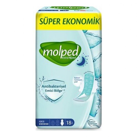 Molped Ant.Bak Super Eko Gece 18 Lı