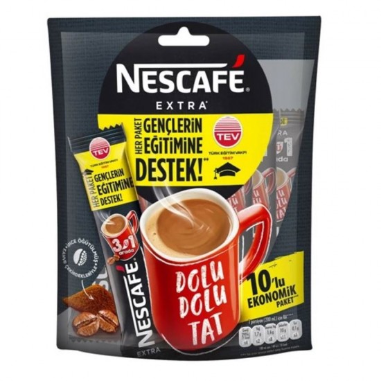 Nescafe 3U1 Arada 17 Gr 10Lu Extra