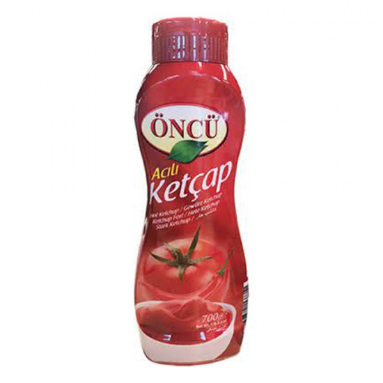 Öncü Ketçap 700 Gr.Acılı