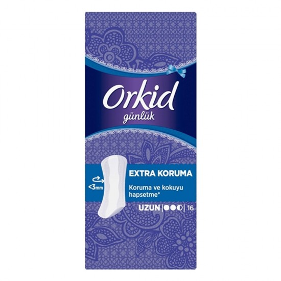 Orkid Gunluk Ped Teklı Uzun 16 Lı 