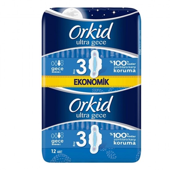 Orkid Ult Extra Eko Gece 12Lı 