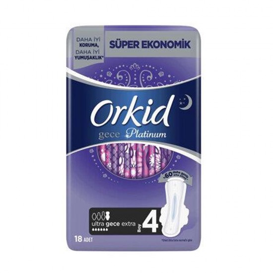Orkid Ult Platınum 4Lu Gece Extra 16Lı