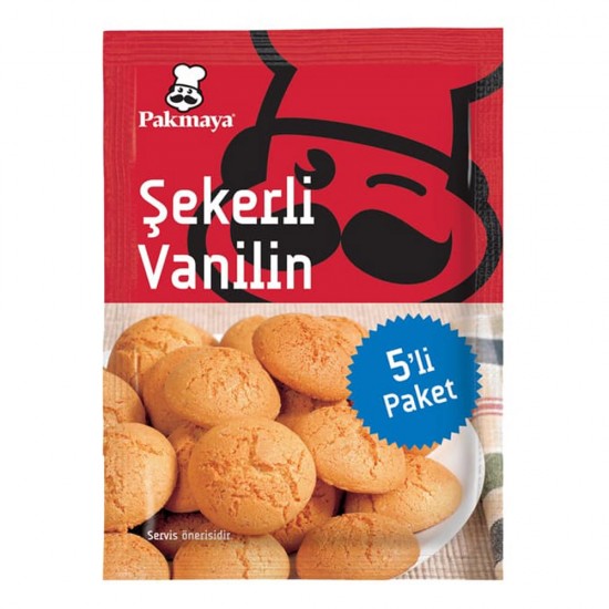 Pakmaya Şekerlı Vanılın 5 Lı