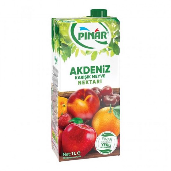 Pınar Meyve Suyu 1 Lt.Akdenız Karısık