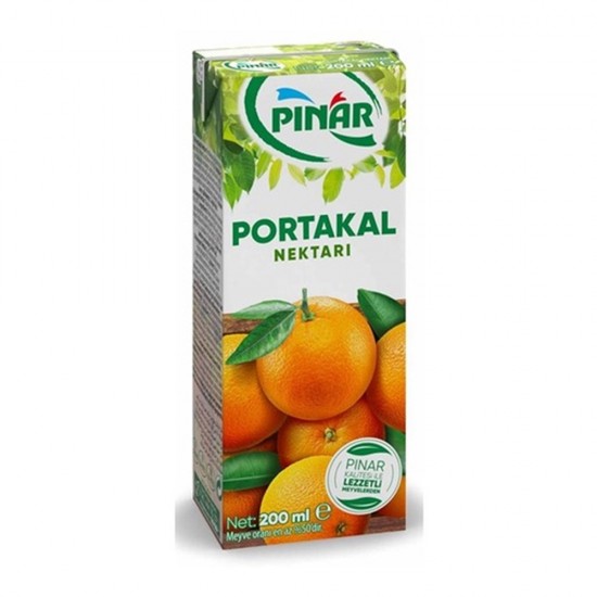 Pınar Meyveli cecek 200 Ml. Portakal