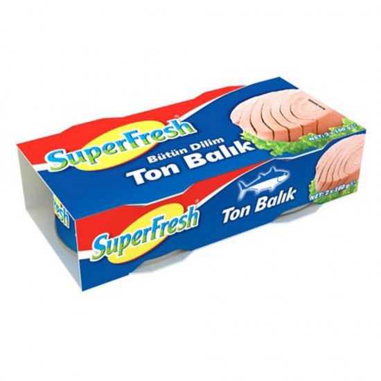 Süperfresh Butun Dılım Ton Balık 2X150 Gr