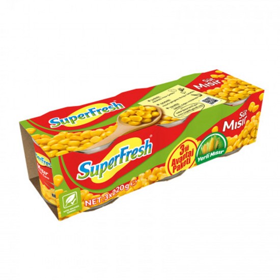 Süperfresh Mısır 3X220 Gr 