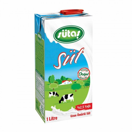 Sütaş Süt %2,5 Yaglı 1 Lt