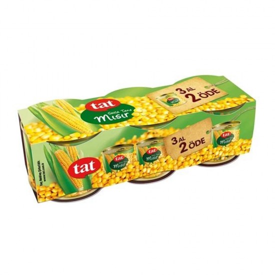 Tat Mısır 660 Gr 3Lu