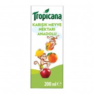 Tropicana Nektar 200 Ml. Karısık