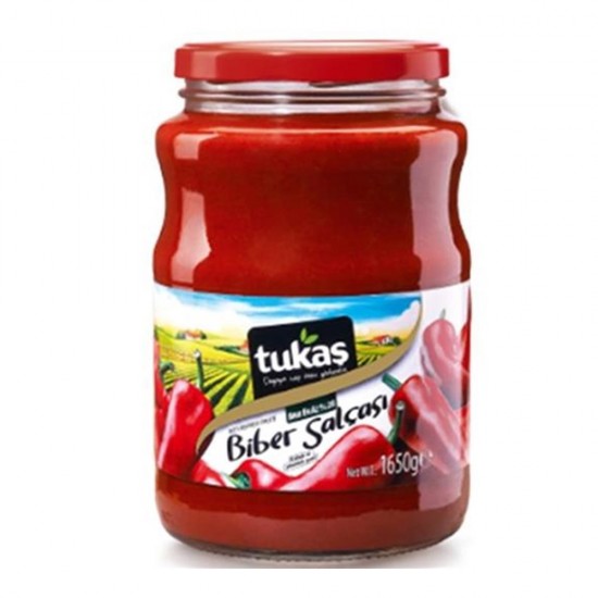 Tukaş Salça 1650 Gr.Bıber Cam-8690508006110